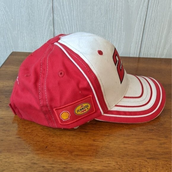 Nascar Pennzoil #22 Hook Loop Hat NWT - Picture 2 of 8